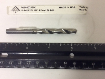 34 M42 Cobalt Jobber Length Drill Bit - 135° Split Point For Stainless & Hardened Steel, Drill America - View #2