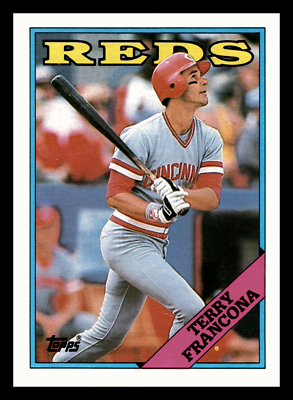 1988 Topps Terry Francona Cincinnati Reds #686 Junk Wax Mint | eBay