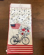 Storehouse Americana Red White Blue Table Runner Farmhouse July 4th 16”x72”