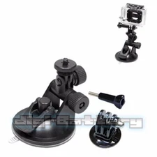 Refuelergy Mini Suction Car Mount Adapter+Tripod Adapter For GoPro Hero Camera