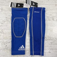 1 Pair ADIDAS Ironskin Elbow Pad Arm Sleeve Compression Medium Royal Blue Sports
