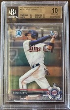 2017 Royce Lewis Bowman Chrome Pristine Rookie Low Pop! Twins ⚾️ Young Slugger!