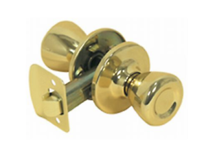  Mobile  Home  RV Interior  Passage Door  Knob  Polished Brass 