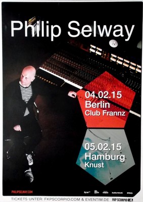 PHILIP SELWAY - 2015 - Plakat - Live In Concert Tour - Poster - Berlin / Hamburg
