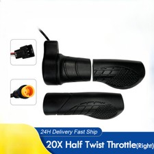 E-bike Half Twist Throttle 24V 36V 48V 60V 72V Throttle Waterproof/SM Connector
