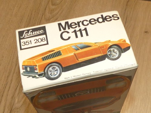 Schuco Mercedes C111 Battery operated Toy 351 208 - Imagen 17 de 17