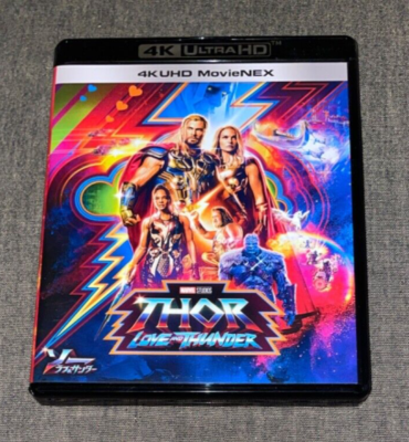 Thor - Love and Thunder Blu-ray 2022 Marvel 4 K ULTRA HD 3-D