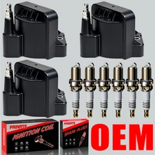 Brand 3X OEM Ignition Coil & Iridium Spark Plug For Buick Chevy Oldsmobile DR39