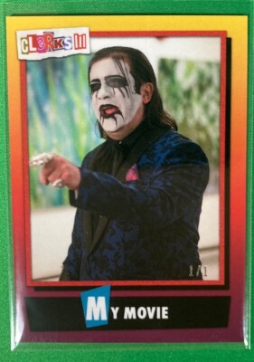 2022 ZEROCOOL CLERKS 3 ''MY MOVIE'' 1/1 BASE CARD 38 PARALLEL RAINBOW