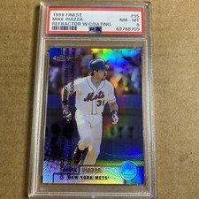 1999 Finest Refractor Mike Piazza PSA 8 Mi