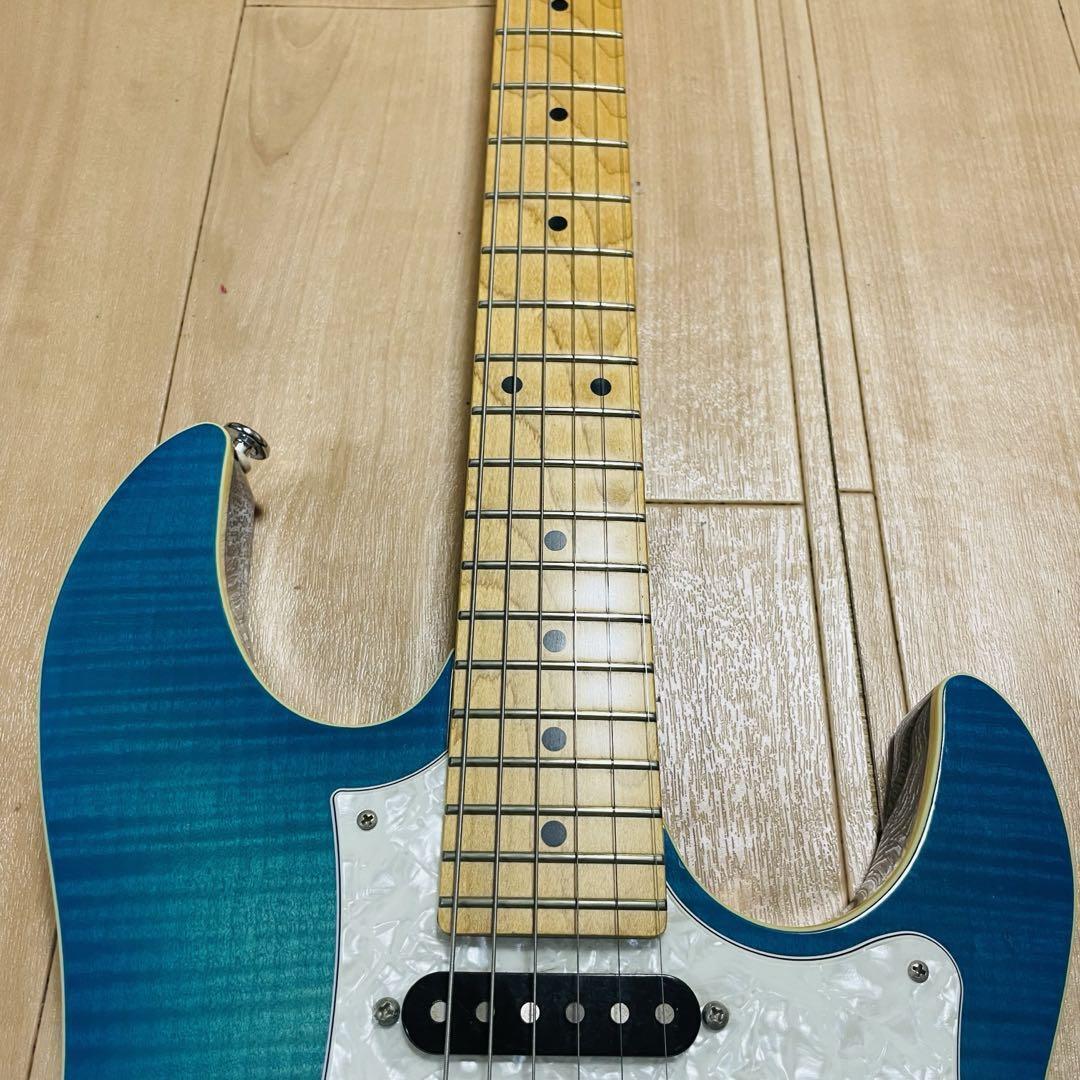 Electric Guitar FGN Fujigen JOS-FM-M J-Standard Blue Burst Electric Guitar FGN Fujigen JOS-FM-M J-Standard Blue Burst