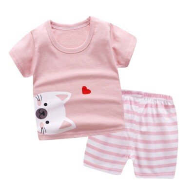 NEW 6-9M SHORT SET CAT