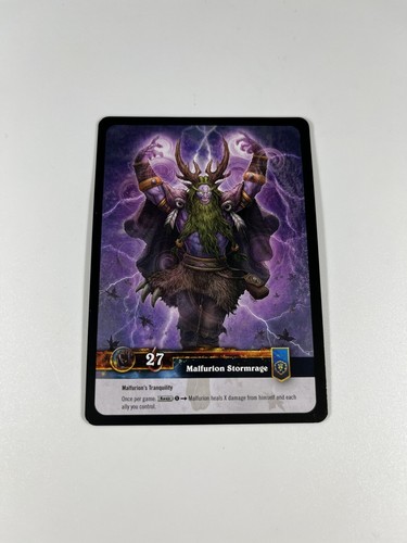 Malfurion Stormrage Timewalkers WoW World of Warcraft TCG Card 6/30 Kerem Beyit - Picture 4 of 6