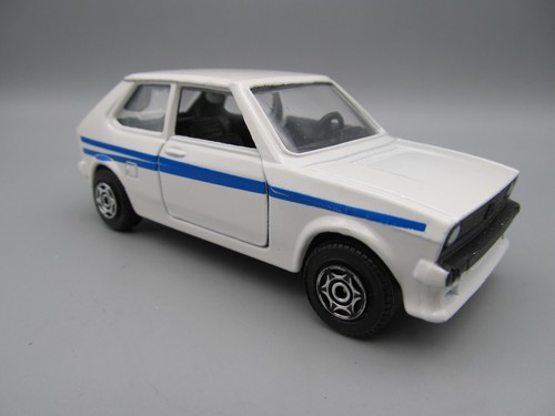 Corgi No 603 VW Polo in RARE WHITE with Blue Stripe,Good Box,Early 1980's - Picture 4 of 13