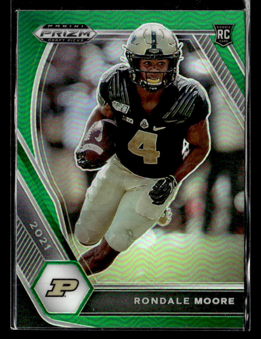 2021 Panini Prizm Draft Picks Collegiate #129 Rondale Moore Green card