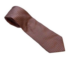 Brooks Brothers Pink Blue Green Geometric Patterned Silk Necktie Mens USA Made