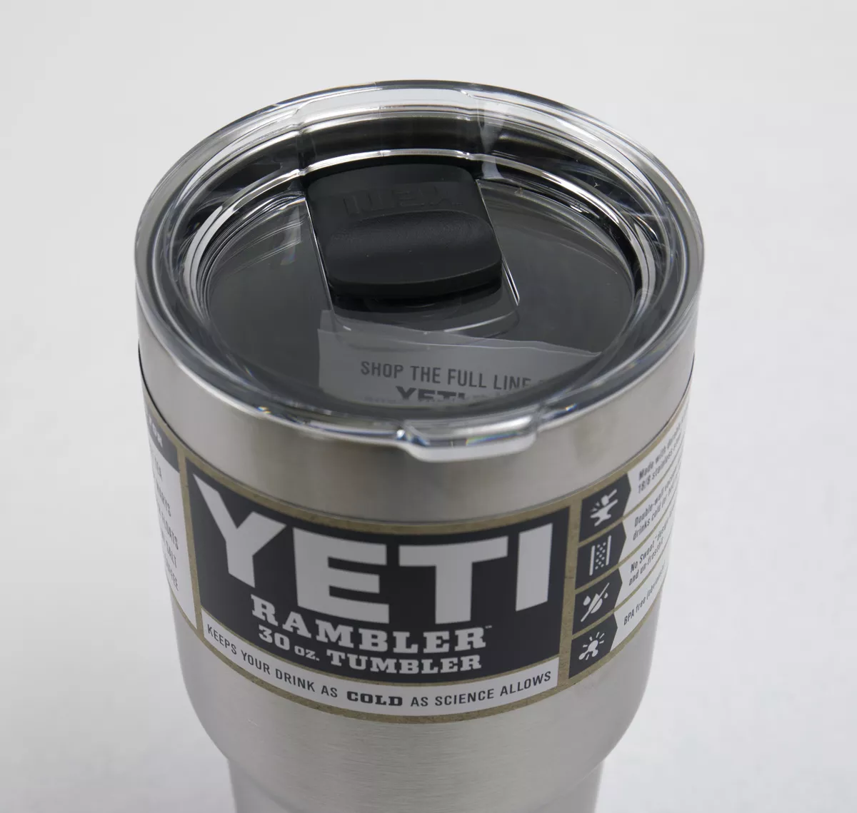 YETI Rambler 30-fl oz Stainless Steel Tumbler with MagSlider Lid