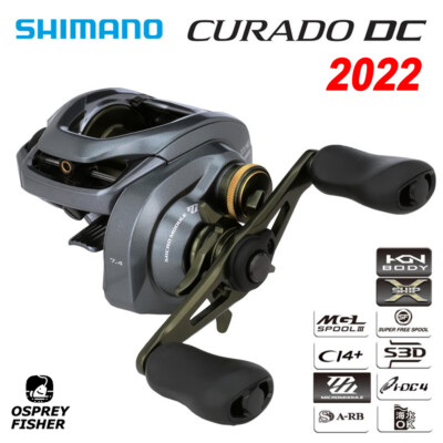 2022 Shimano Curado DC Low Profile Baitcasting Fishing Reel I-DC4
