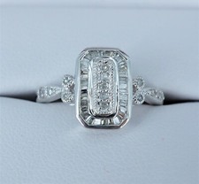 14k White Gold Diamond Engagement Ring