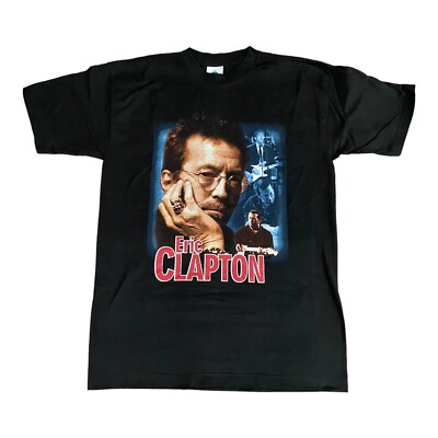 VINTAGE Eric Clapton Rap Style Tour T Shirt size Large