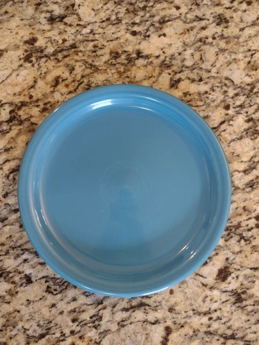 Fiestaware 9 in BISTRO buffet LUNCHEON PLATE, Peacock, RETIRED