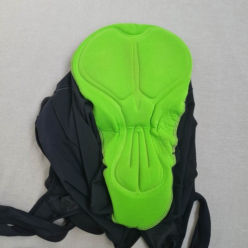 Vaude Mens Padded Cycling Bib Shorts Size XL Compression Bike Black - Picture 5 of 12