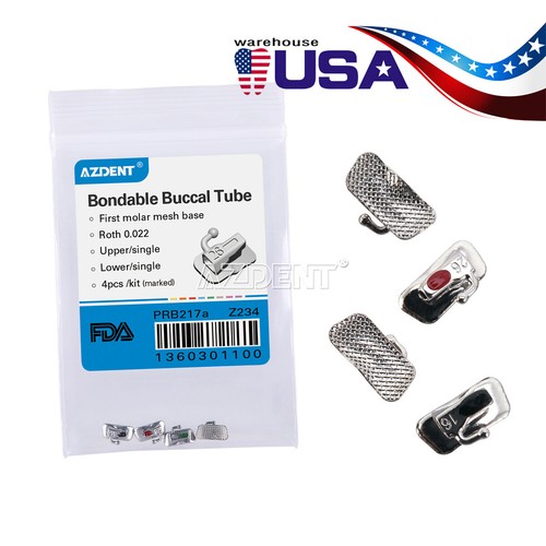 Tubos bucales de ortodoncia dental primer molar unibles no convertibles Roth/MBT.022 - Imagen 3 de 19