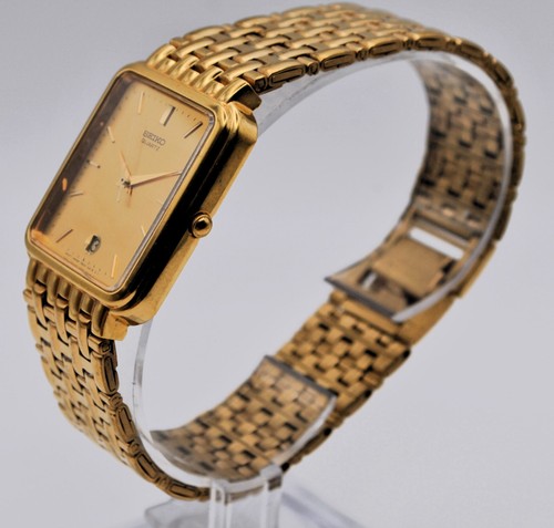 New Old Stock Seiko quartz gold plated date gents watch - Picture 3 of 14