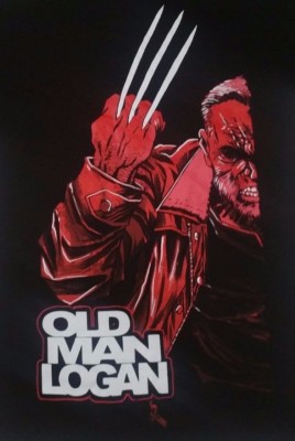 T-shirt Homme Marvel Comics Wolverine - Taille L/XL - Marron Manches Longues Vintage - Occasion Très Bon état