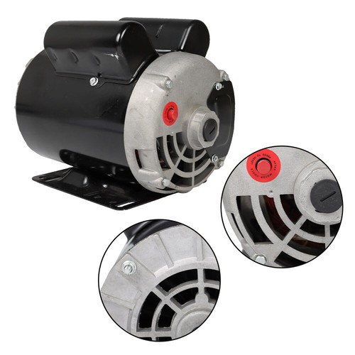 3450 RPM SPL Compressor Duty Electric Motor 3 HP 56 Frame 1 Phase 115/230V New - Picture 9 of 13