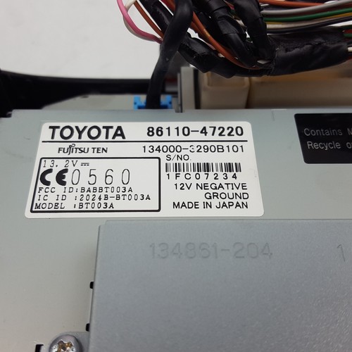 Toyota Prius 2006-2009 Info tablero pantalla de visualización energética 86110-47220 OEM - Imagen 6 de 7