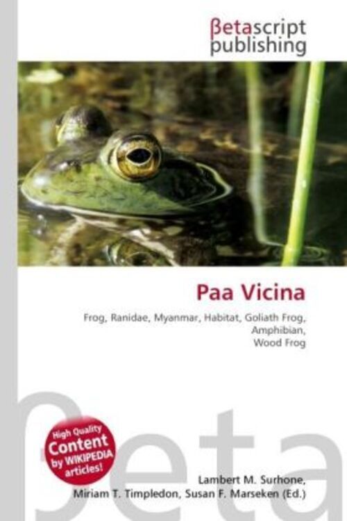 Paa Vicina Lambert M. Surhone (u. A.) Taschenbuch Englisch Betascript
