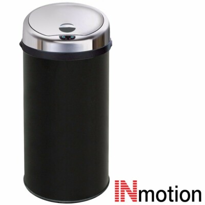 Inmotion Cream Stainless Steel Auto Sensor Kitchen Waste Dust Bin 30L