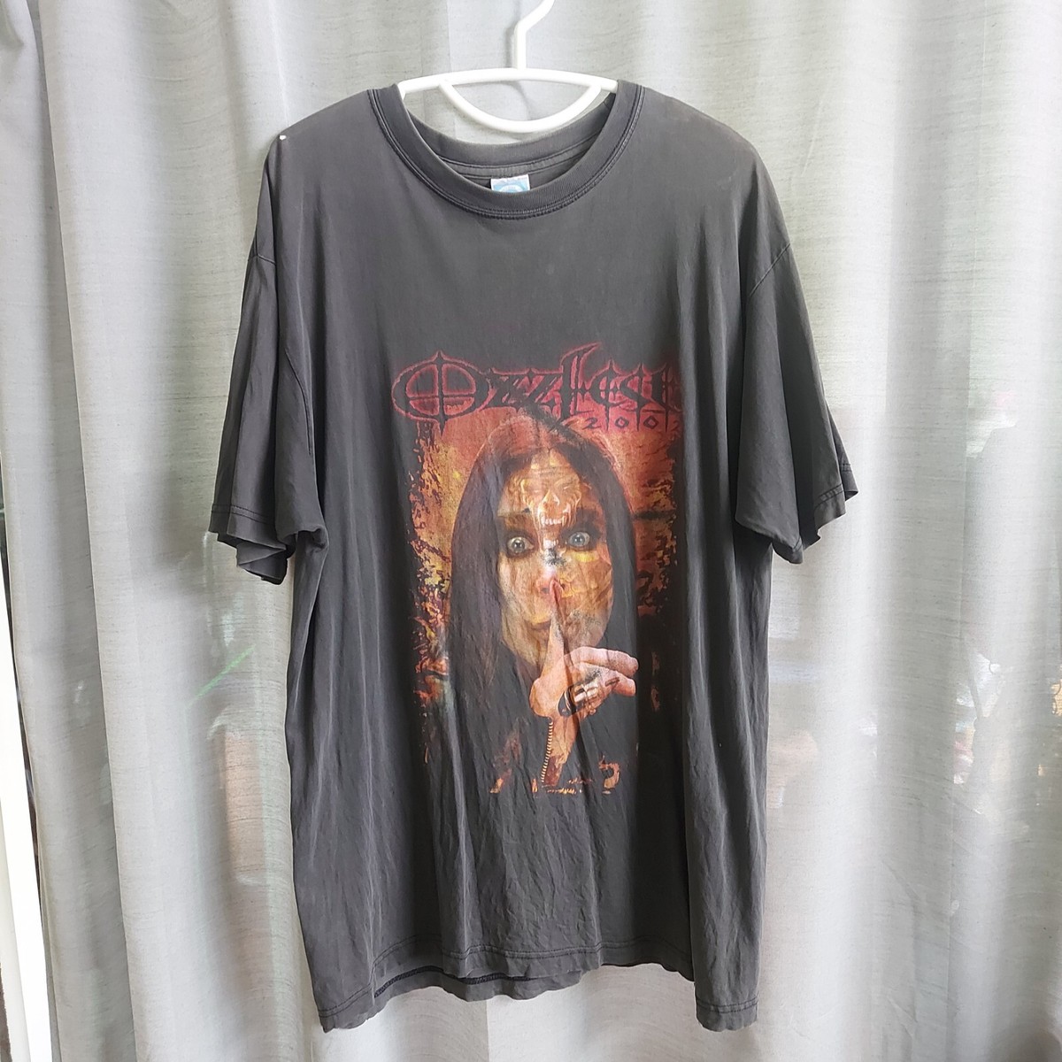 Ozzy Osbourne Ozzfest 2002 Vintage Double-Sided T Shirt XL