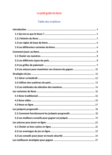 Keno Guide - Bild 2 von 3