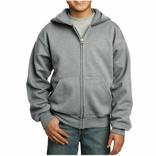 Zip Up Hoodie for Boys & Girls Cotton Fleece Zipper Hooded Sweatshirt for Kids - Picture 4 of 10