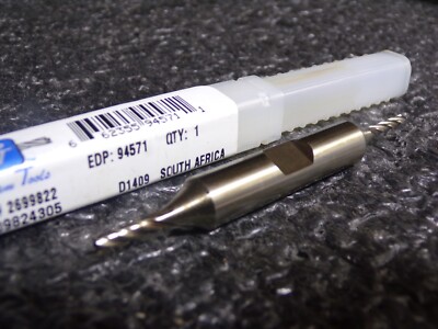 Hertel E1051007 Square End Mill: 7/64'' Dia, 3/8'' LOC, 4 Flute, HSS (G)