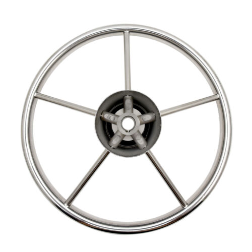 33,8 cm (13 1/2 Zoll) 5 Speichen Steuerrad Bootslenkrad für Yacht Pontonboot - Bild 7 von 10