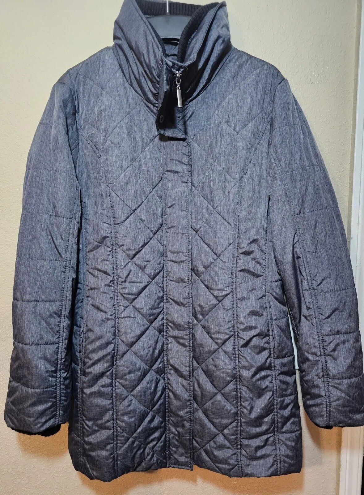 FS Fleet Street Puffer Long Jacket  Gray Cold Wea… - image 1
