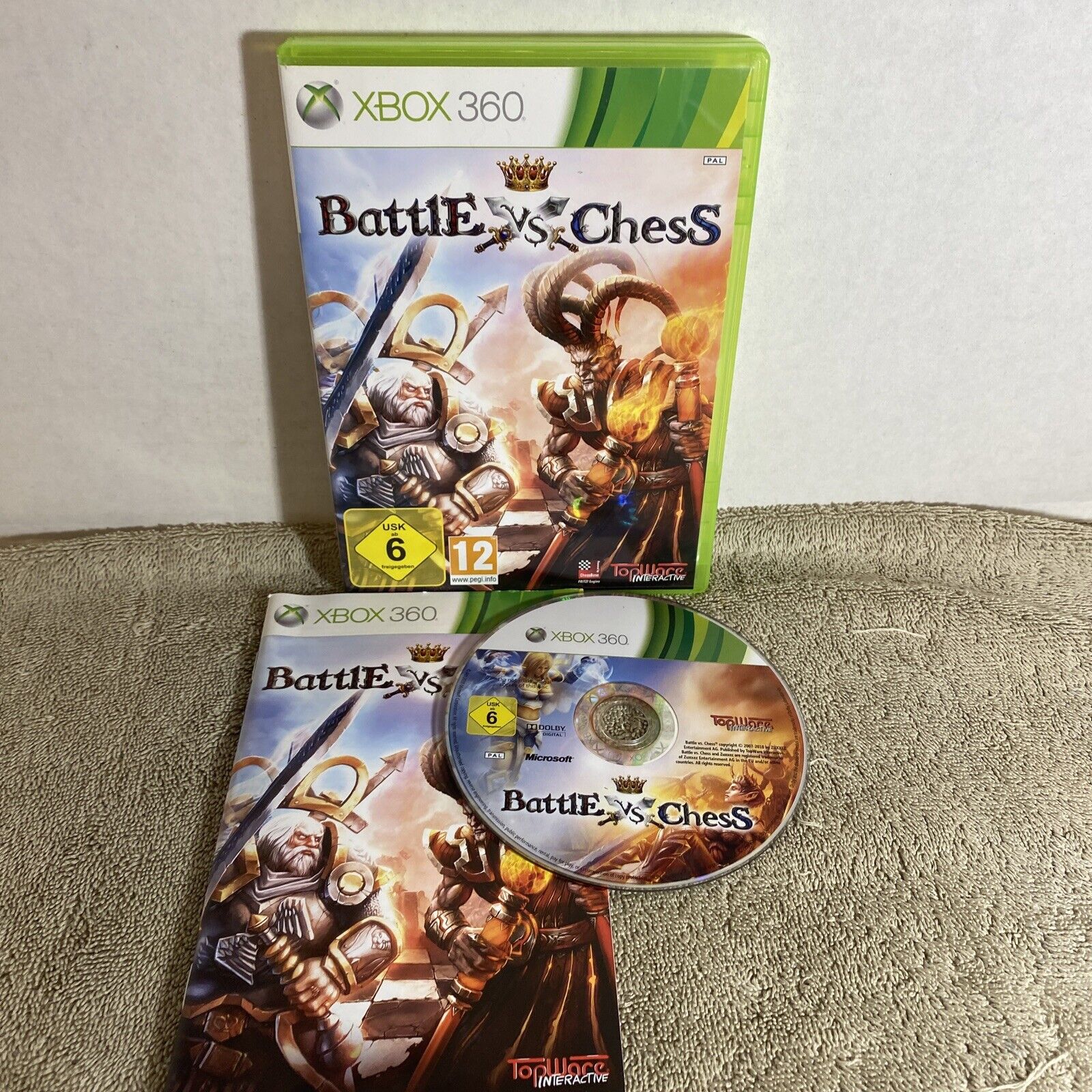 Battle Vs Chess Xbox 360 Game Complete Tested Works in US RARE GAME US  SELLER