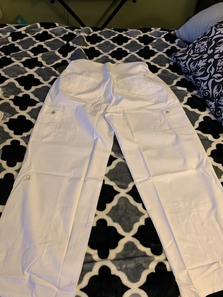 Jannu Woman Scrubs White 1X - Image 2 of 4