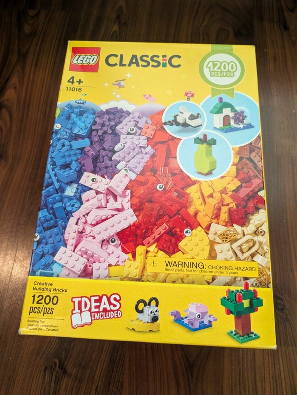 LEGO Classic Creative Building Bricks 11016 Set 1200 Pieces Ideas Included