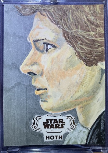 2024 Topps Star Wars Hyperspace Sketch Of Hon Solo By David Willingham