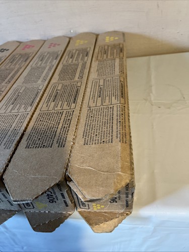5 Ricoh MP C406 Cartridges 842091 Black 842093 Magenta 842094 Yellow Sealed Bags - Afbeelding 8 van 8