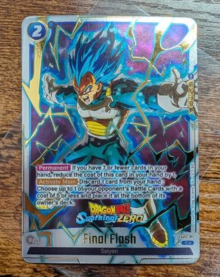 Final Flash FS02-16 Vegeta Sparking! ZERO Promo Dragon Ball Card