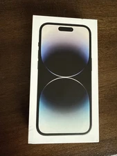 Empty Box For iPhone 14 Pro Space Black 128GB A2650. EMPTY BOX NO PHONE 