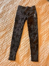 Gymshark Adapt Camo Seamless Leggings Women's Black XS Stretch