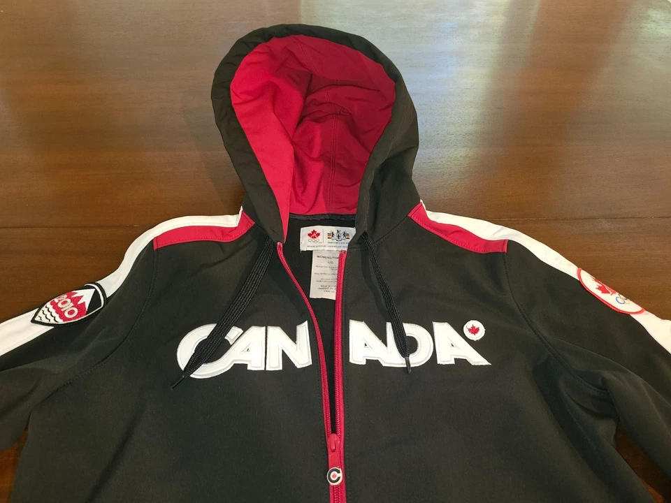 CHAQUETA DE POLIETILENO HBC HUDSONS BAY 2010 VANCOUVER CANADÁ OLIMPICS SOFT SHELL PARA MUJER L Foto 4 de 4