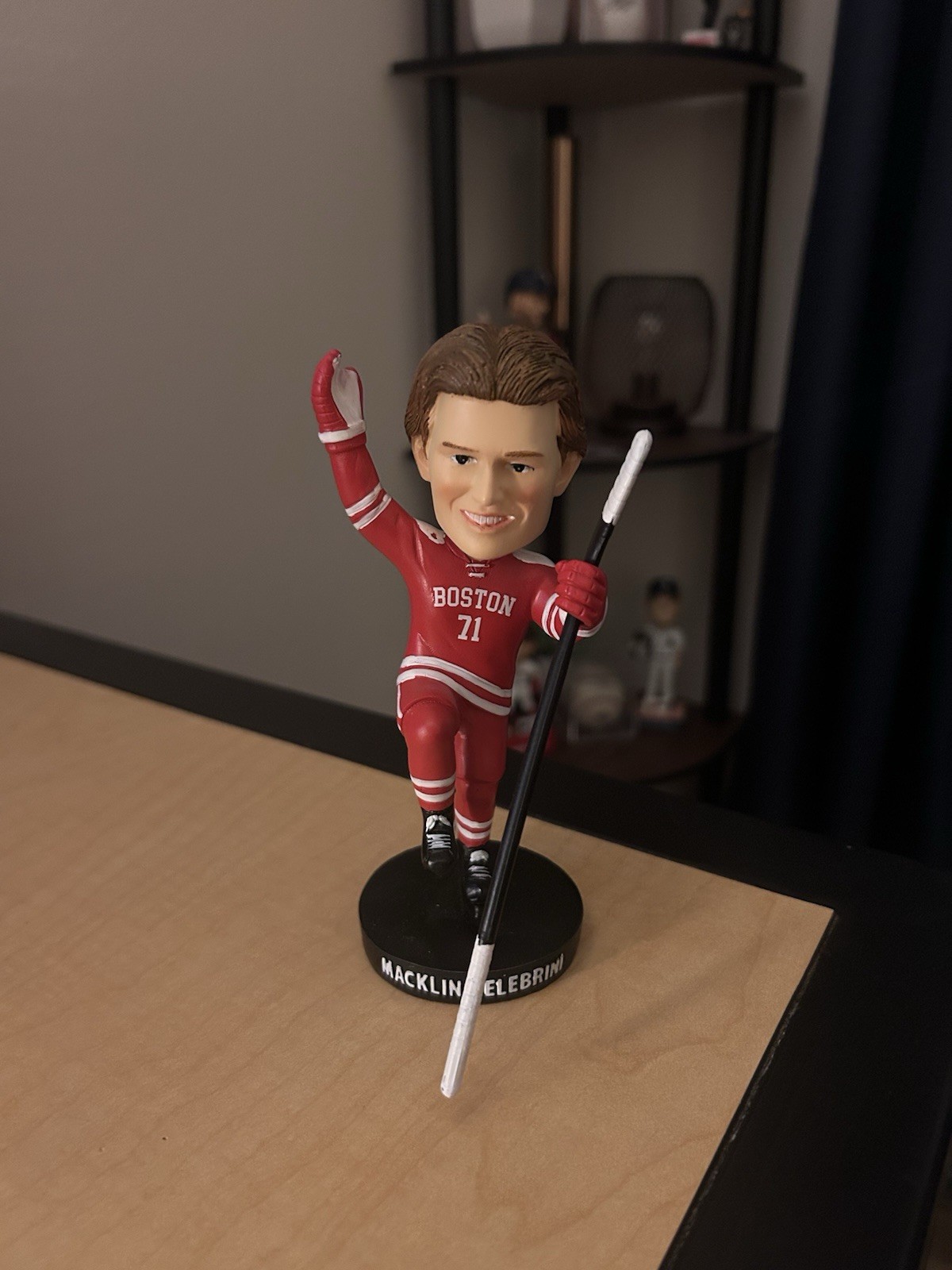 Macklin Celebrini Boston University Bobblehead Limited Edition 2,500