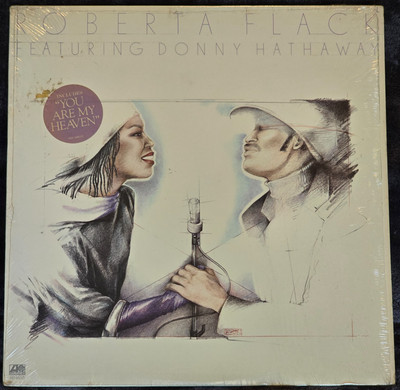 ROBERTA FLACK feat DONNY HATHAWAY ~ LP SHRINK 1979 ~ VG+/EX